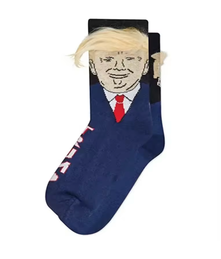 Socken im Politiker-Style